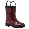 Children's Camo Rubber Boot Red