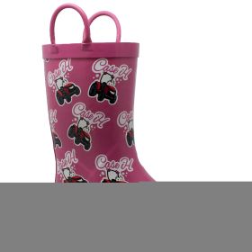 Children's Li'l Pink Rubber Boot Pink (size: 12)