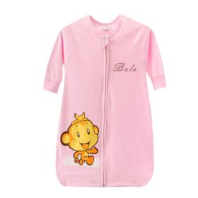 Lovely Summer Spring Baby Cute Sleeping Bag CottonWearable Blanket kids gift,0-3 YrsXL,pink
