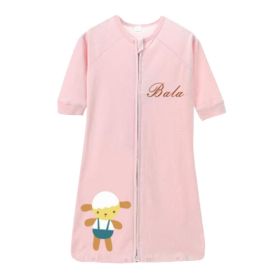 Lovely Summer Spring Baby Cute Sleeping Bag Cotton Wearable Blanket kids gift,0-3 Yr,XL,pink, sheep