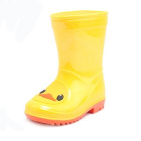 Colorful Cute Kid's Rain Boots Shoes Children Waterproof Rain Boots,Yellow Duck