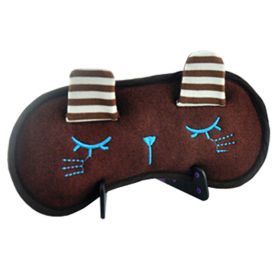 Cartoon Sleeping Eye Mask Sleep Mask Eye-shade Aid-sleeping Cute Rabbit Brown