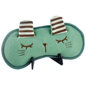 Cartoon Sleeping Eye Mask Sleep Mask Eye-shade Aid-sleeping Cute Rabbit Green