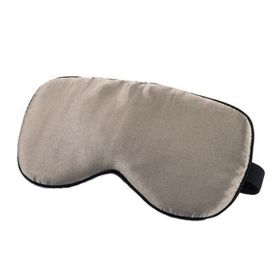 Silk Sleeping Eye Mask Sleep Mask Eye-shade Aid-sleeping,Dark Gray