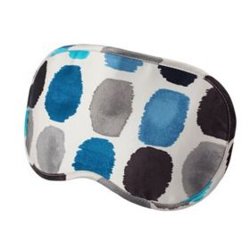 Elegant Silk Sleeping Eye Mask Sleep Mask Eye-shade Aid-sleeping,Blue Dot