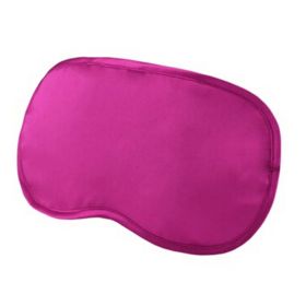 Elegant Silk Sleeping Eye Mask Sleep Mask Eye-shade Aid-sleeping,Rose Red
