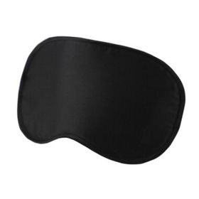 Elegant Silk Sleeping Eye Mask Sleep Mask Eye-shade Aid-sleeping,Black