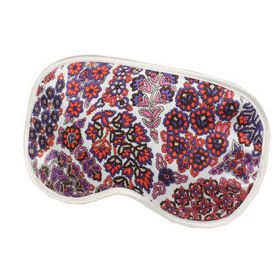 Elegant Silk Sleeping Eye Mask Sleep Mask Eye-shade Aid-sleeping,Bohemia Red