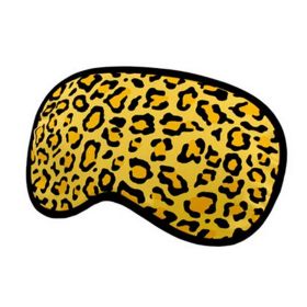 Elegant Silk Sleeping Eye Mask Sleep Mask Eye-shade Aid-sleeping,Leopard Grain,C