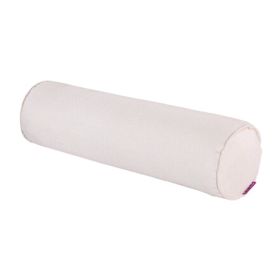 Health Neck Roll Pillow Neck Pillow Round Car Waist Pillow Sleeping Pillow White
